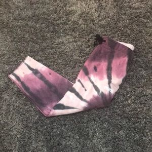 Pink-Size L-Tie Dye-Pink & Black Sweatpants!!!